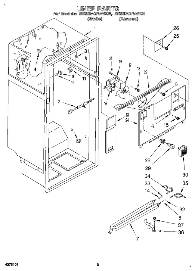 Diagram for ET22DQRAW00