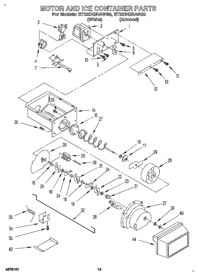 Diagram for ET22DQRAW00