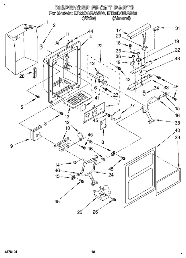 Diagram for ET22DQRAW00