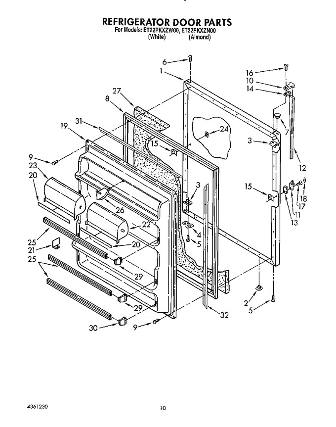 Diagram for ET22PKXZW00