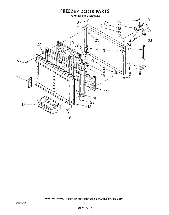Diagram for ET25DMXVW02