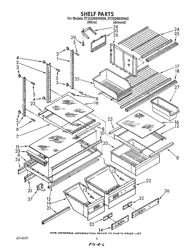 Diagram for ET25DMXWG00
