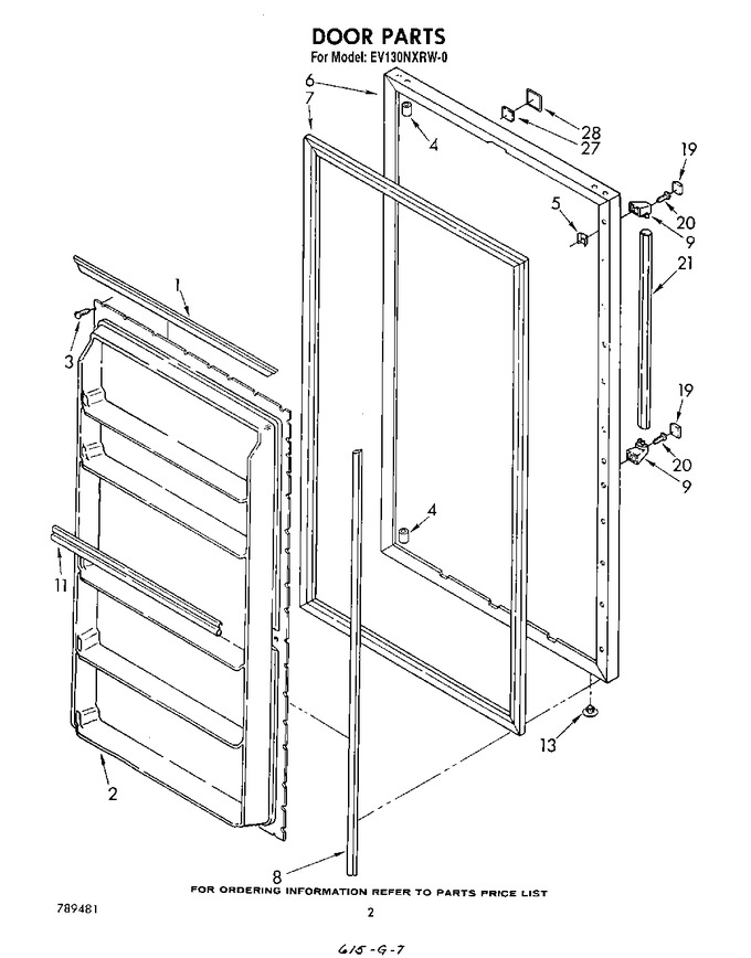 Diagram for EV130NXRW0