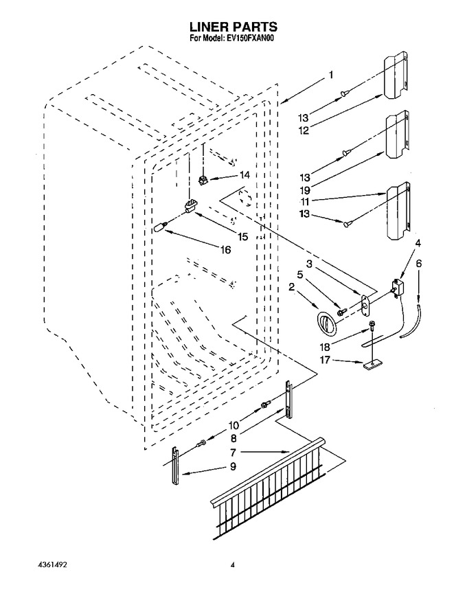 Diagram for EV150FXAN00