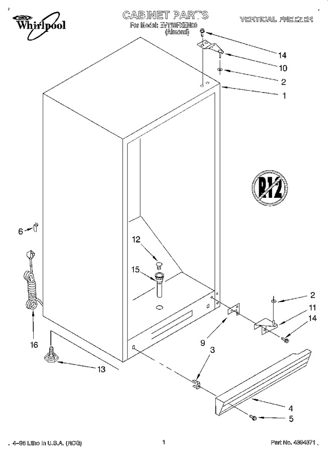Diagram for EV150FXEN00
