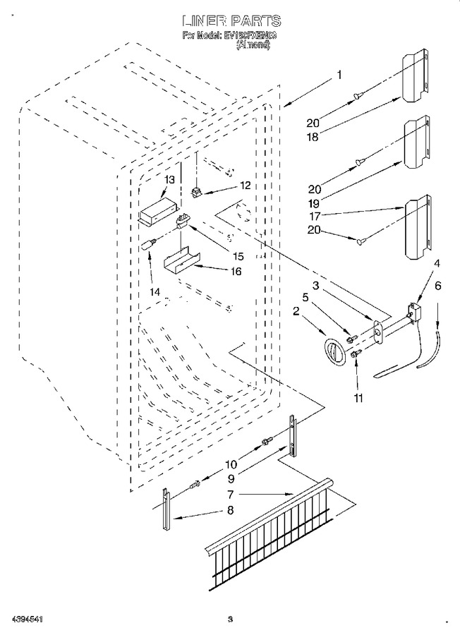 Diagram for EV150FXEN03