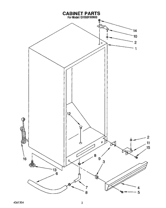 Diagram for EV200FXXN00
