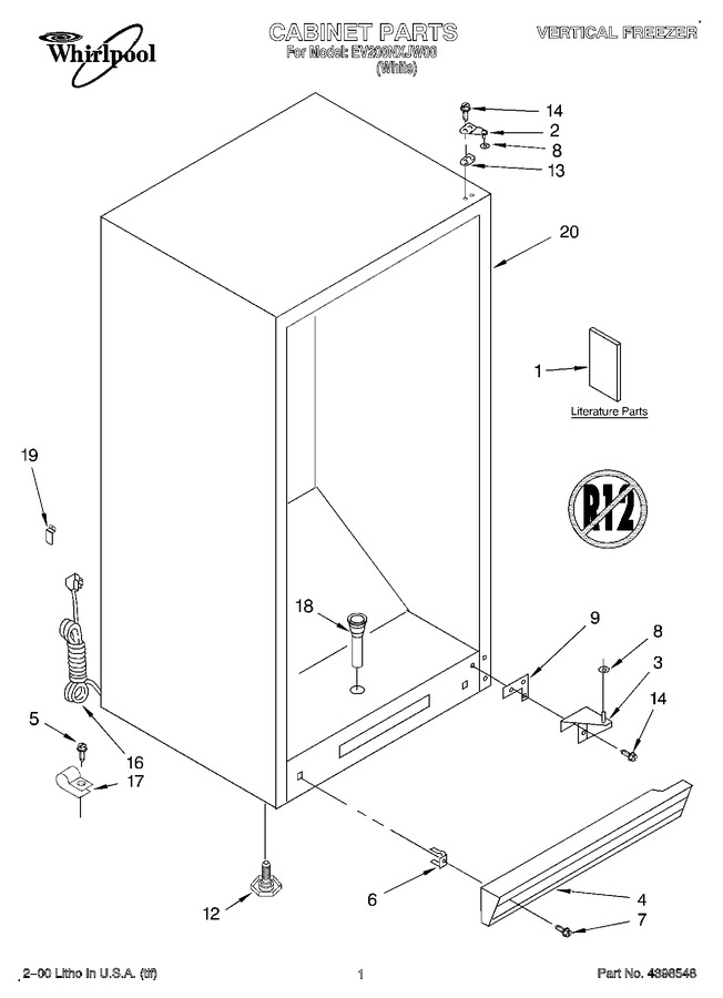 Diagram for EV200NXJW00