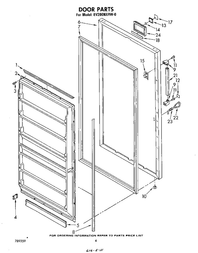 Diagram for EV200NXRW0