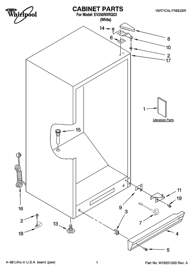 Diagram for EV250NXRQ03