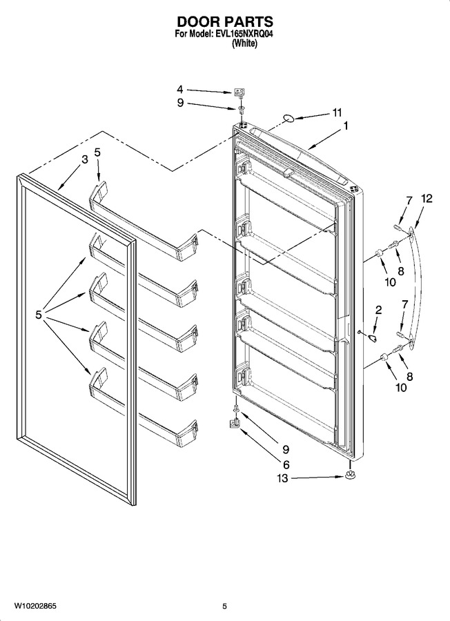 Diagram for EVL165NXRQ04