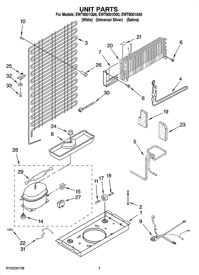 Diagram for EWT8001Q00