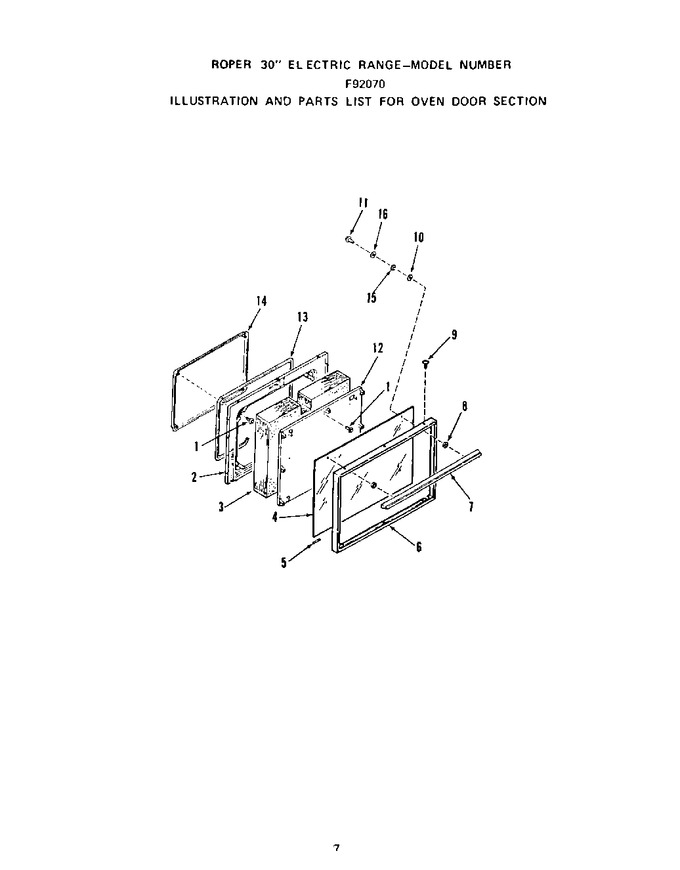 Diagram for F9207W0