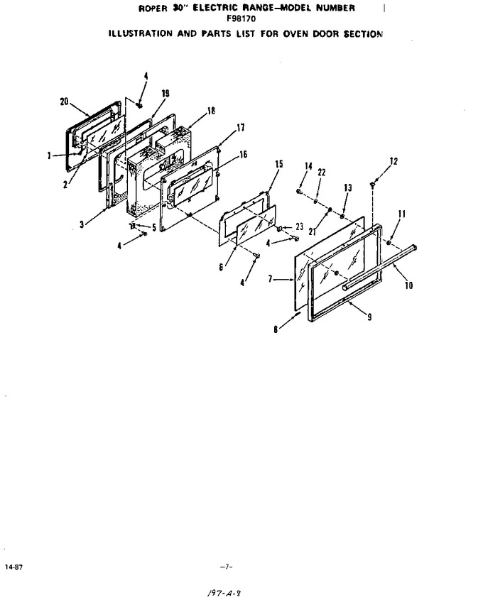Diagram for F9817W0
