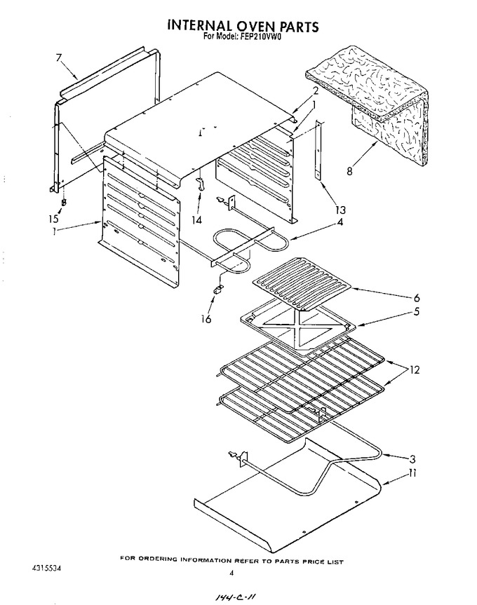 Diagram for FEP210VW0