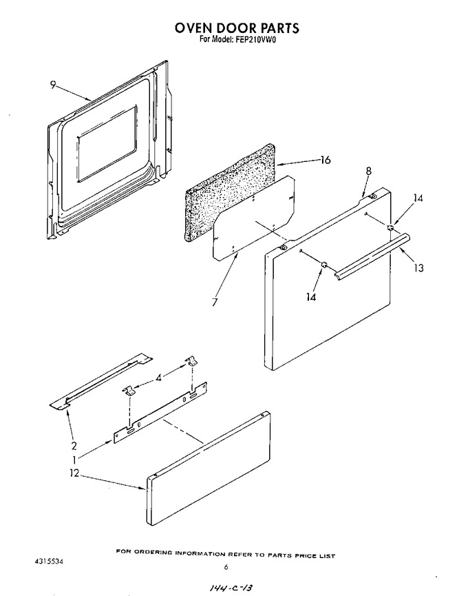 Diagram for FEP210VW0