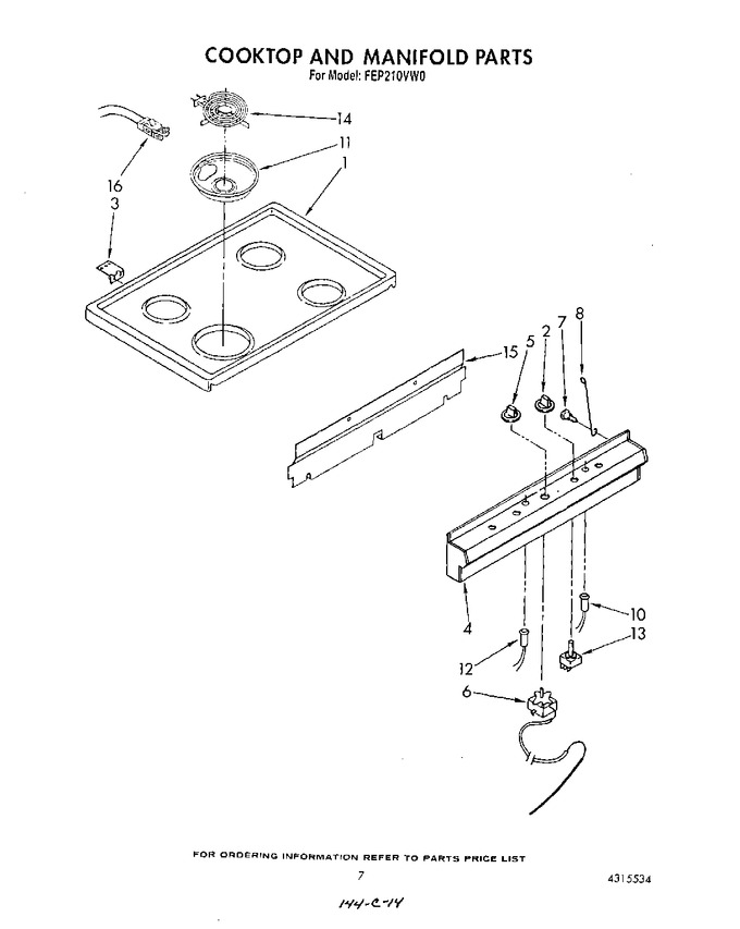 Diagram for FEP210VW0
