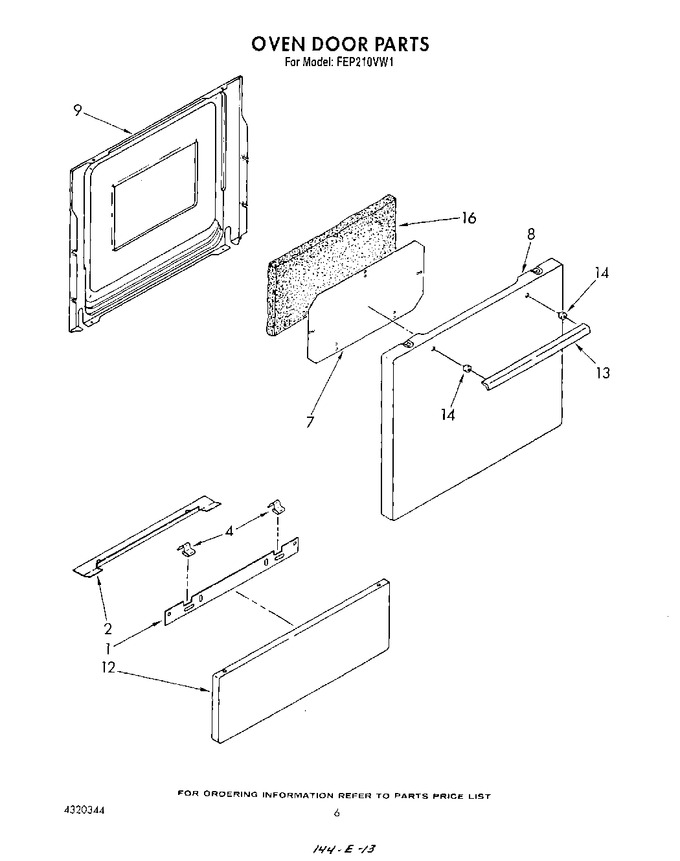 Diagram for FEP210VW1