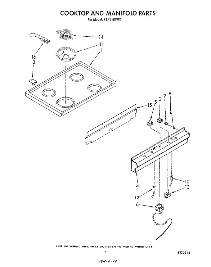 Diagram for FEP210VW1