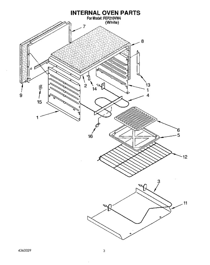 Diagram for FEP210VW4
