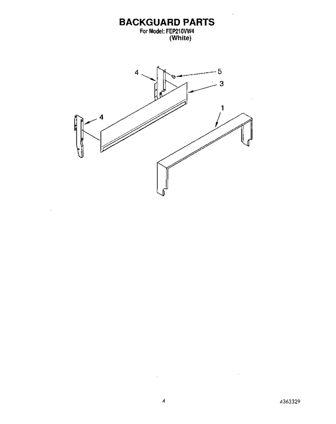 Diagram for FEP210VW4