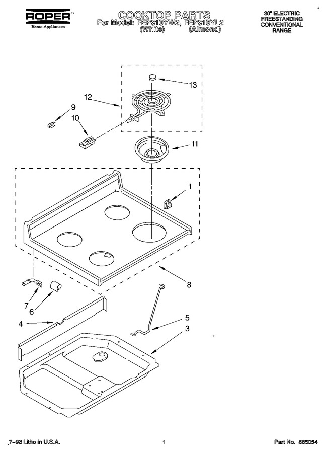Diagram for FEP310YW2