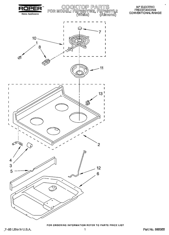 Diagram for FEP320YW2