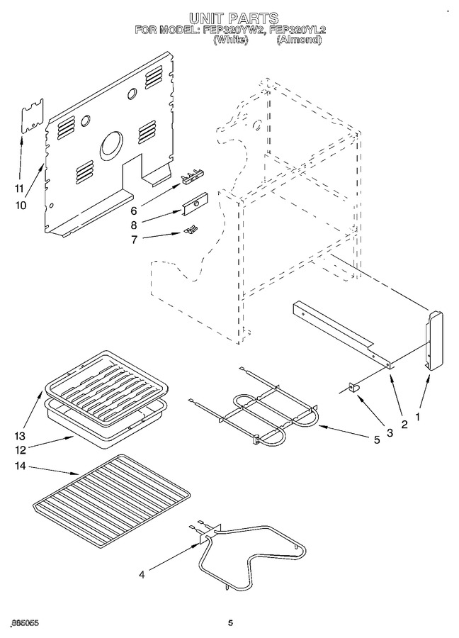 Diagram for FEP320YW2