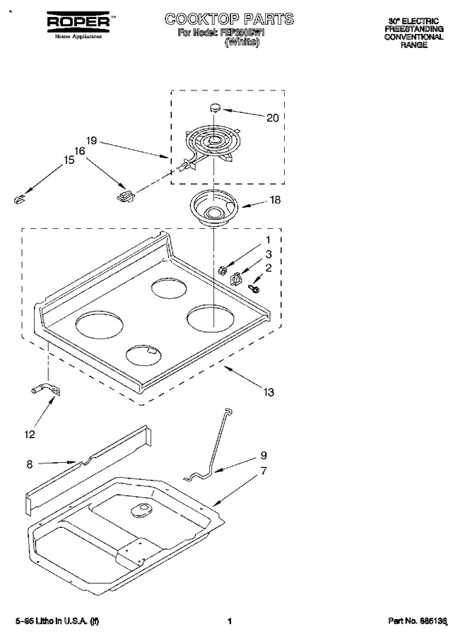 Diagram for FEP350BW1