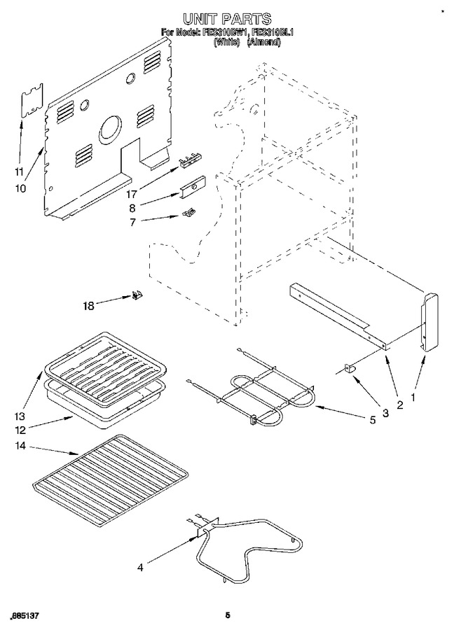 Diagram for FES310BW1