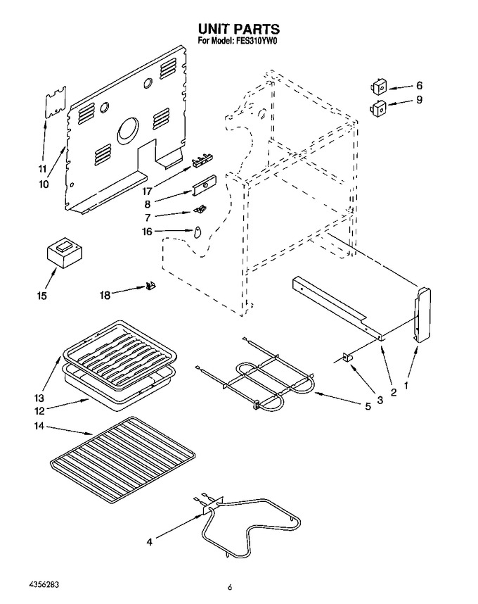 Diagram for FES310YW0