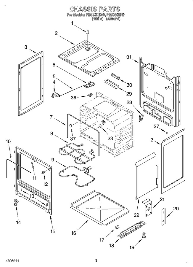 Diagram for FES330EW0