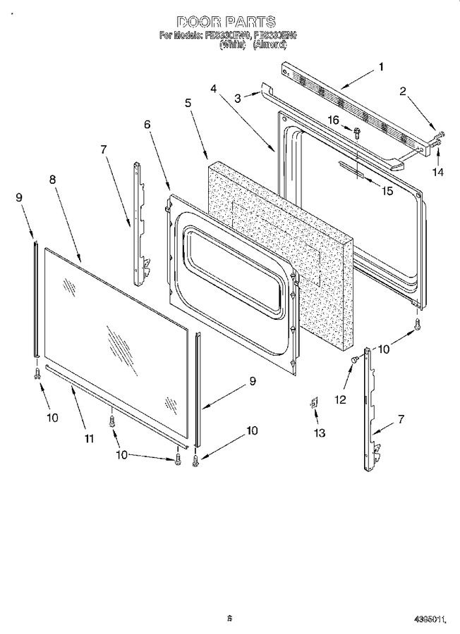 Diagram for FES330EW0