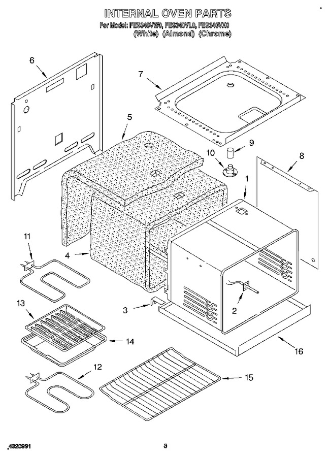 Diagram for FES340VW0