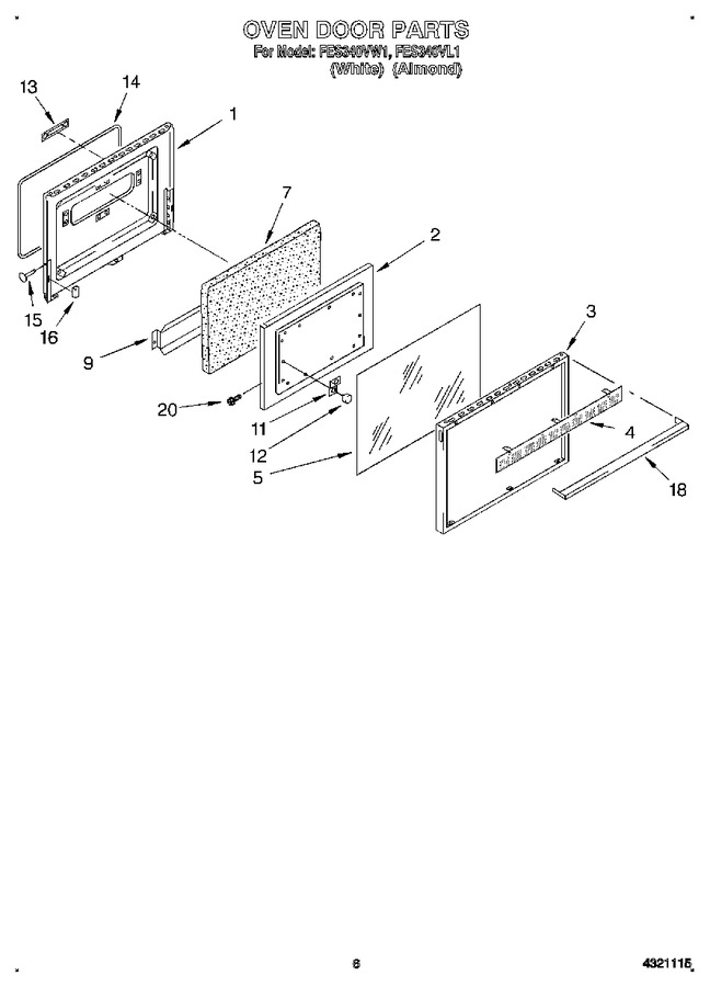 Diagram for FES340VW1