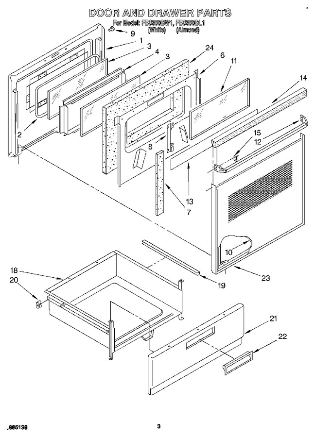 Diagram for FES350BL1