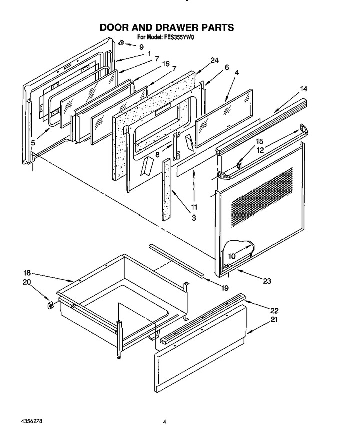 Diagram for FES355YW0
