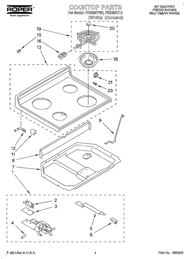 Diagram for FES355YW2