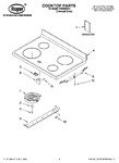 Diagram for 01 - Cooktop Parts