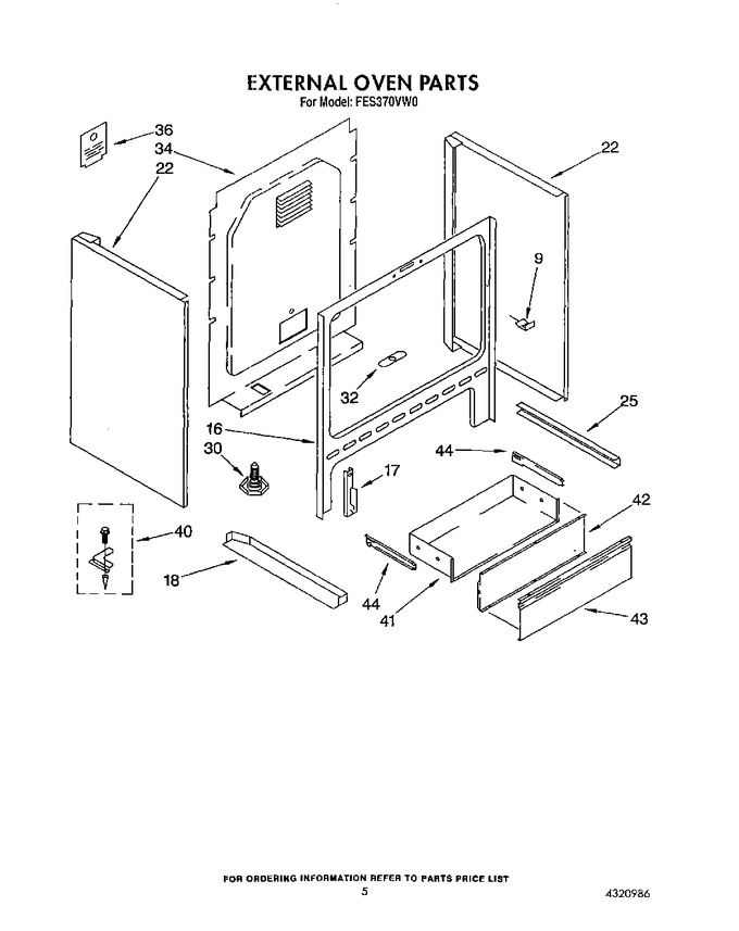 Diagram for FES370VL0