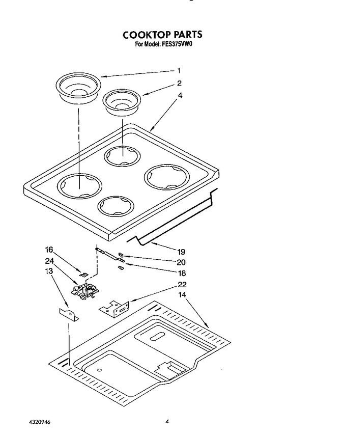 Diagram for FES375VW0