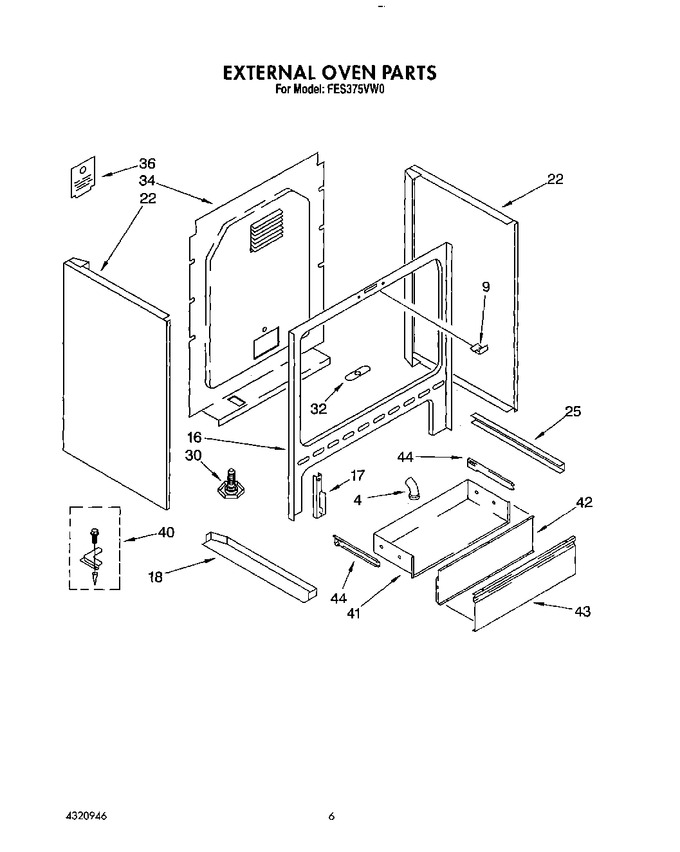 Diagram for FES375VX0