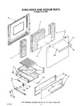 Diagram for 03 - Oven Door And Broiler