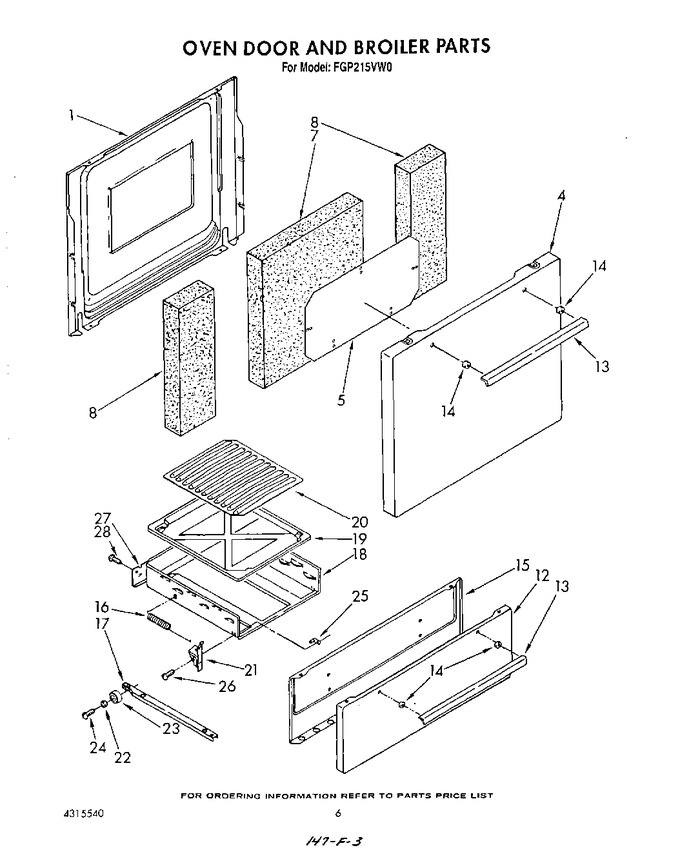Diagram for FGP215VL0