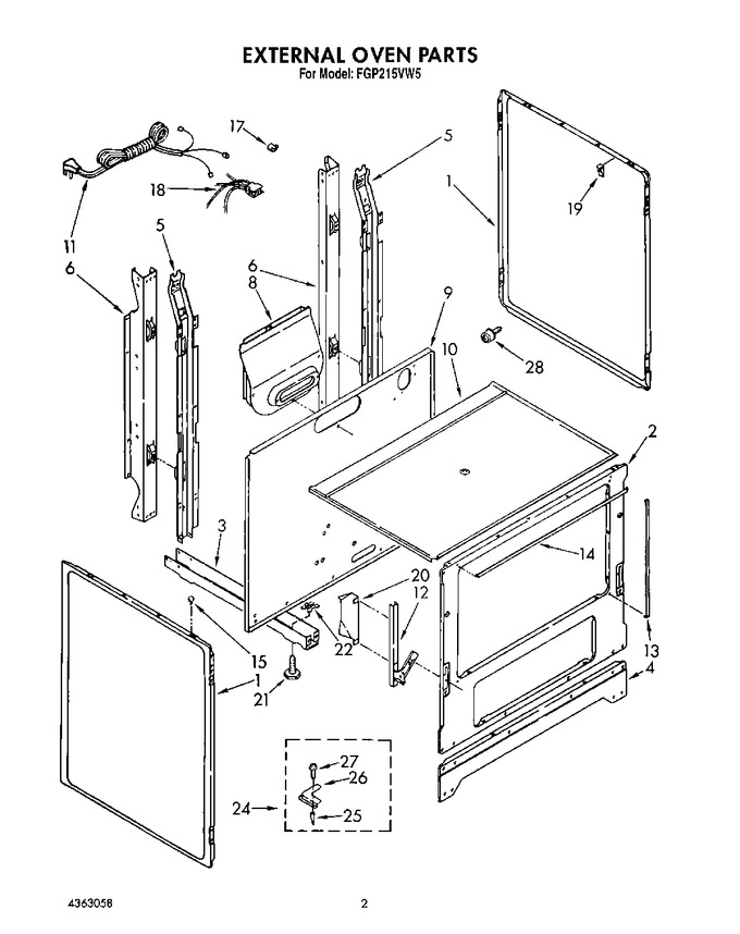 Diagram for FGP215VL5