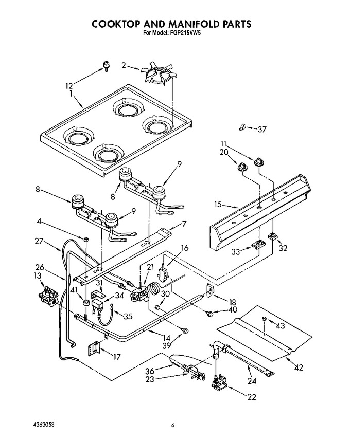 Diagram for FGP215VL5