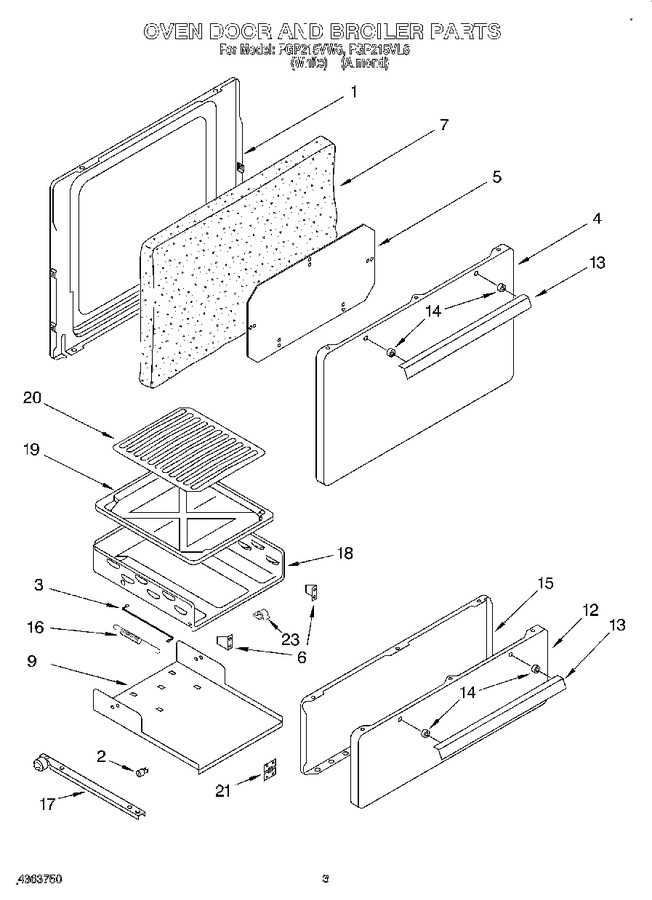 Diagram for FGP215VW6