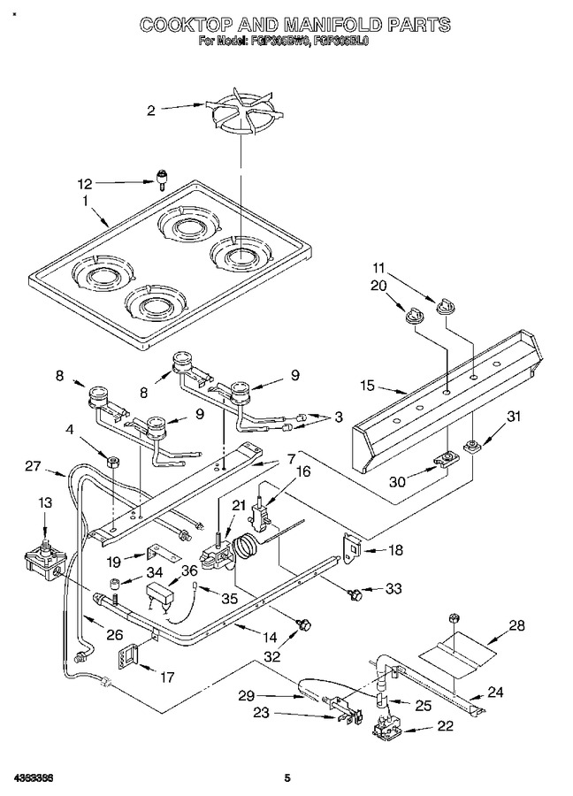 Diagram for FGP305BL0