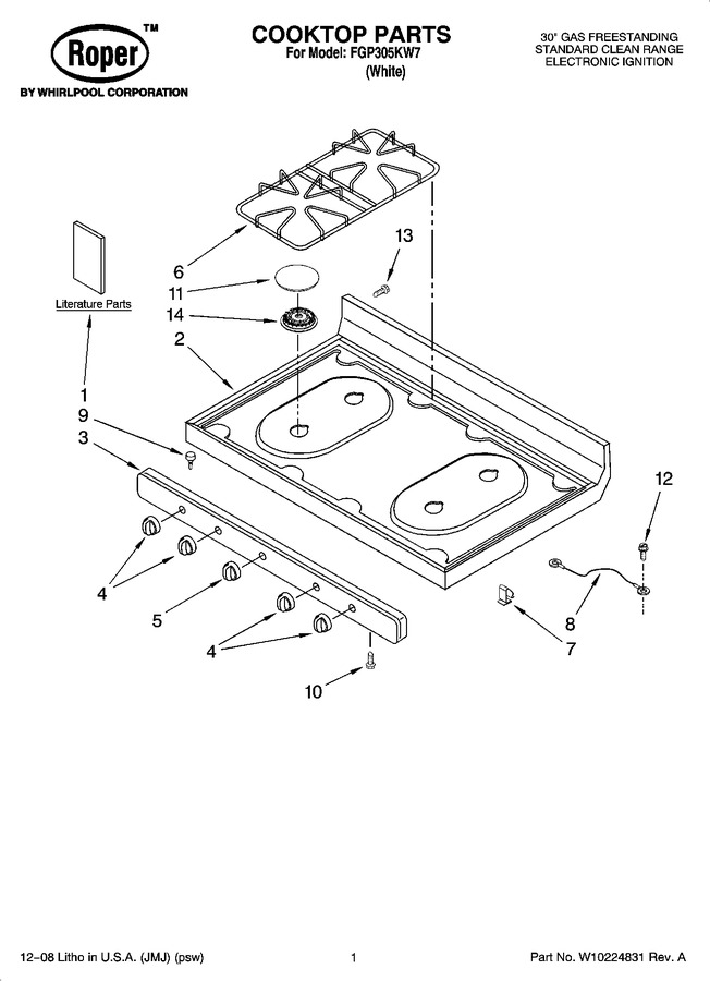Diagram for FGP305KW7