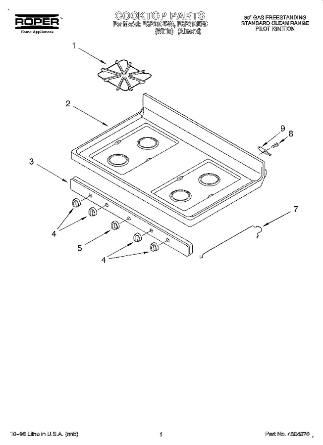 Diagram for FGP310EW0